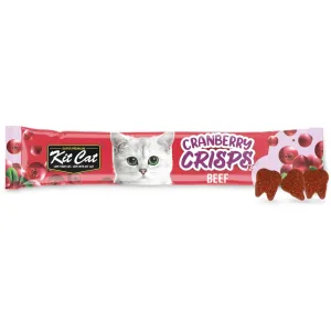 10 FOR $10 (Exp 9Nov24): Kit Cat Cranberry Crisps Beef Cat Treats 20g