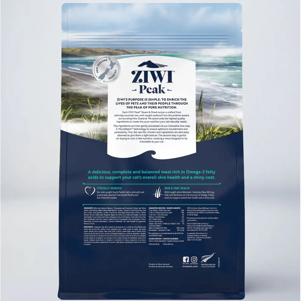 20% OFF: ZiwiPeak Wild South Pacific Fish Recipe Steam & Dried Cat Food