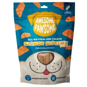 4 FOR $14: Awesome Pawsome Salmon Supreme Grain-Free Dog Treats 3oz