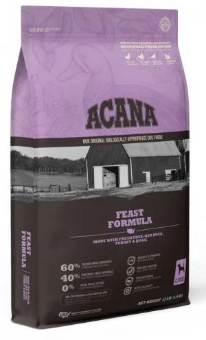 ACANA Feast Formula Grain Free Dry Dog Food