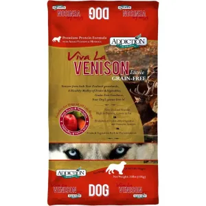 Addiction Viva La Venison Grain Free Dry Dog Food