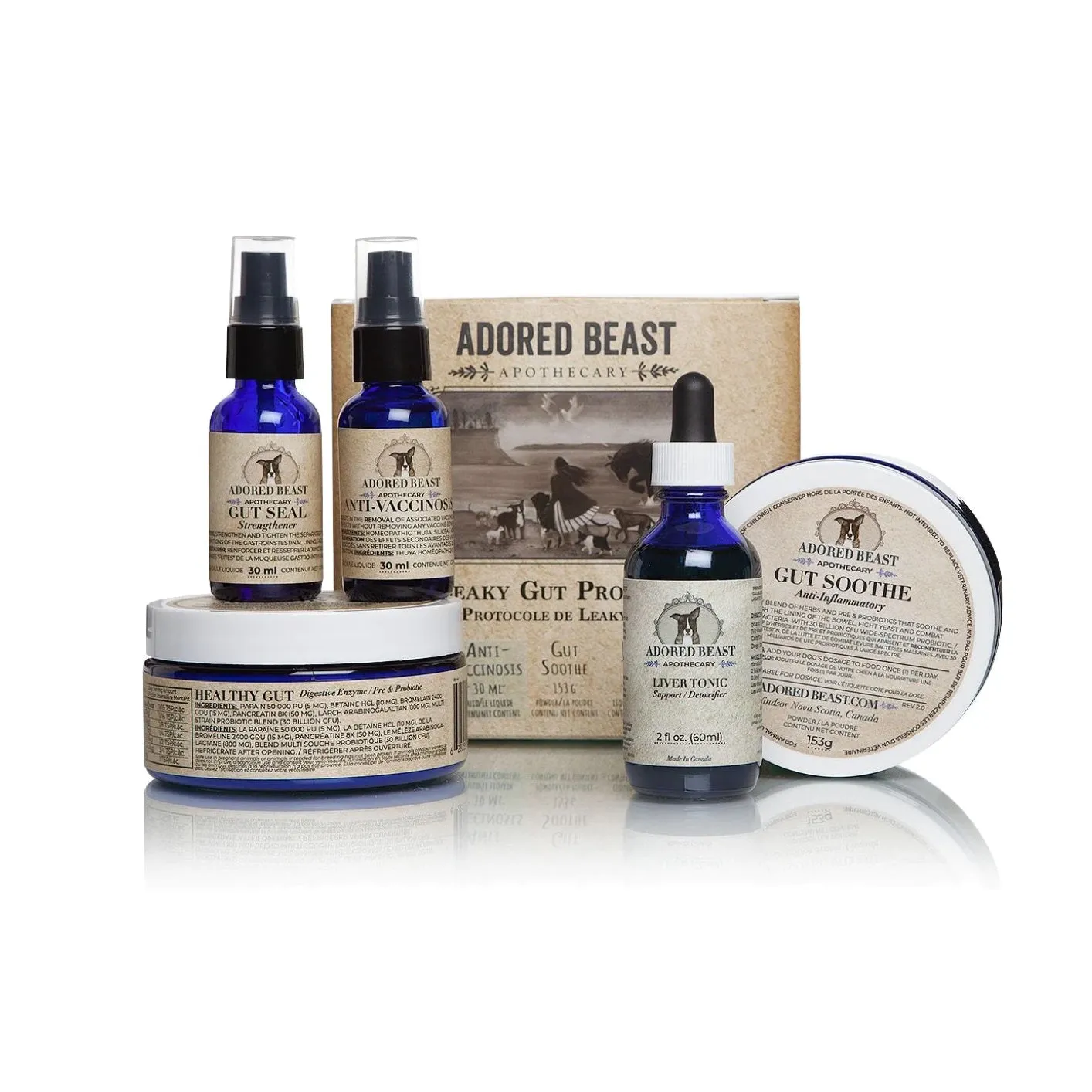 Adored Beast Leaky Gut Protocol (5 Product Kit)