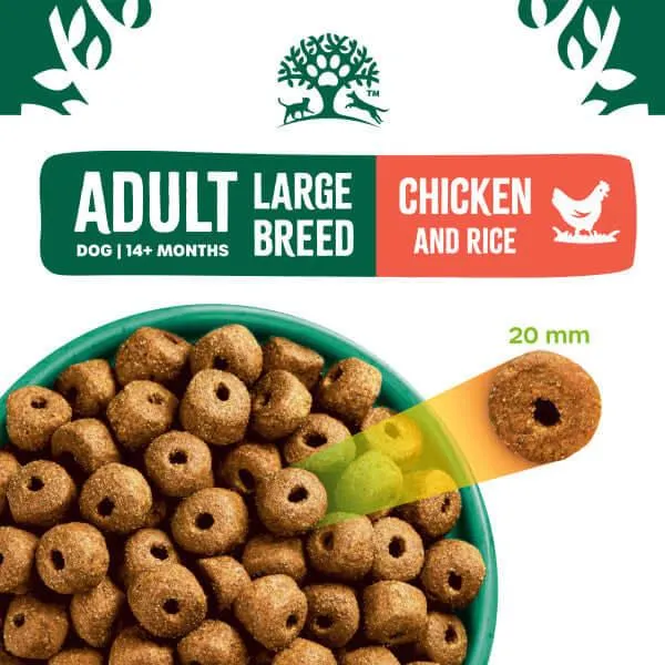 Adult Chicken & Rice Large Breed Dry Dog Food