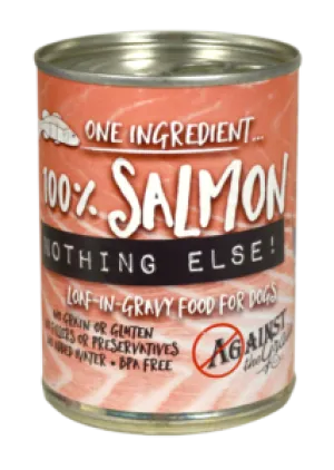 Against The Grain Nothing Else Salmon 11-oz, Wet Dog Food, Case Of 12