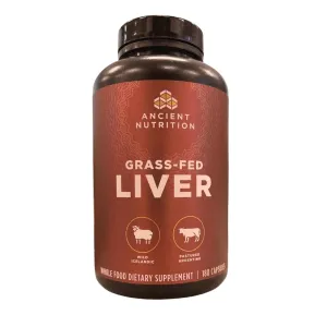 Ancient Nutrition Grass Fed-Liver 180 Capsules