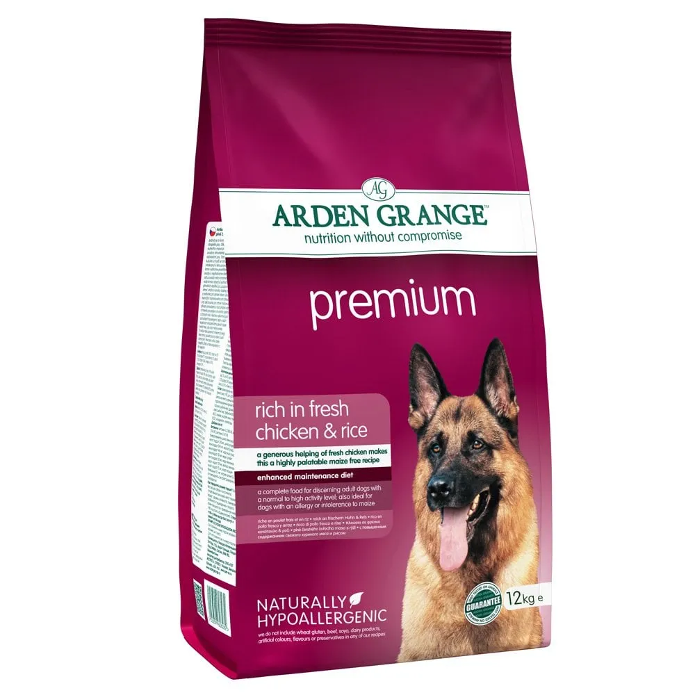 Arden Grange Premium Dog Food with Fresh Chicken & Rice