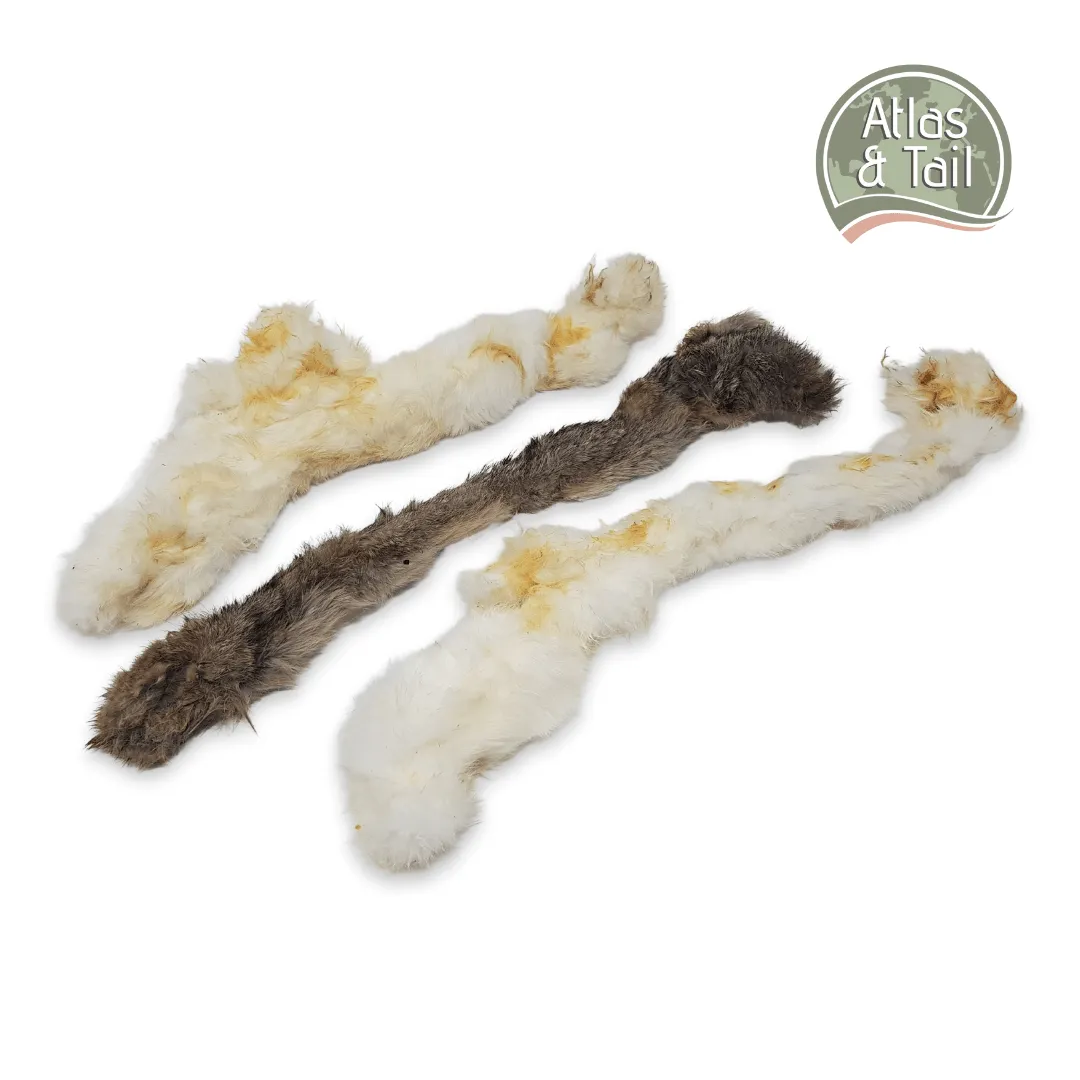 Atlas & Tail Furry Rabbit Strips Dog Chew