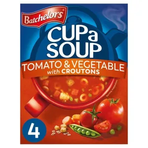 Batchelors Cup a Soup Tomato & Vegetable with Croutons 4's - 104G