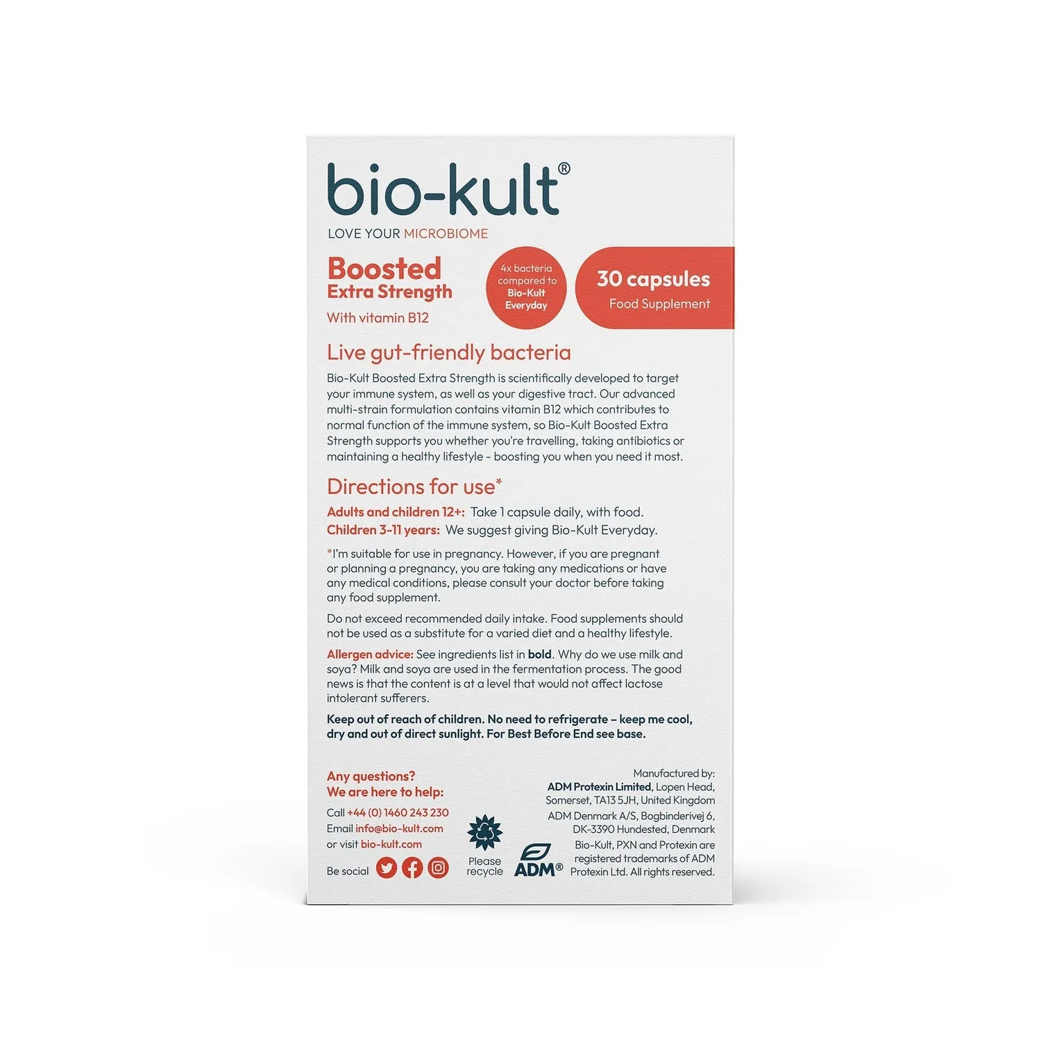 Bio-Kult Boosted Extra Strength 30 Capsules