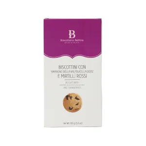 BISCOTTERIA BETTINA Biscuits with "Amarone Della Valpolicella DOCG" and Cranberries  (150g)