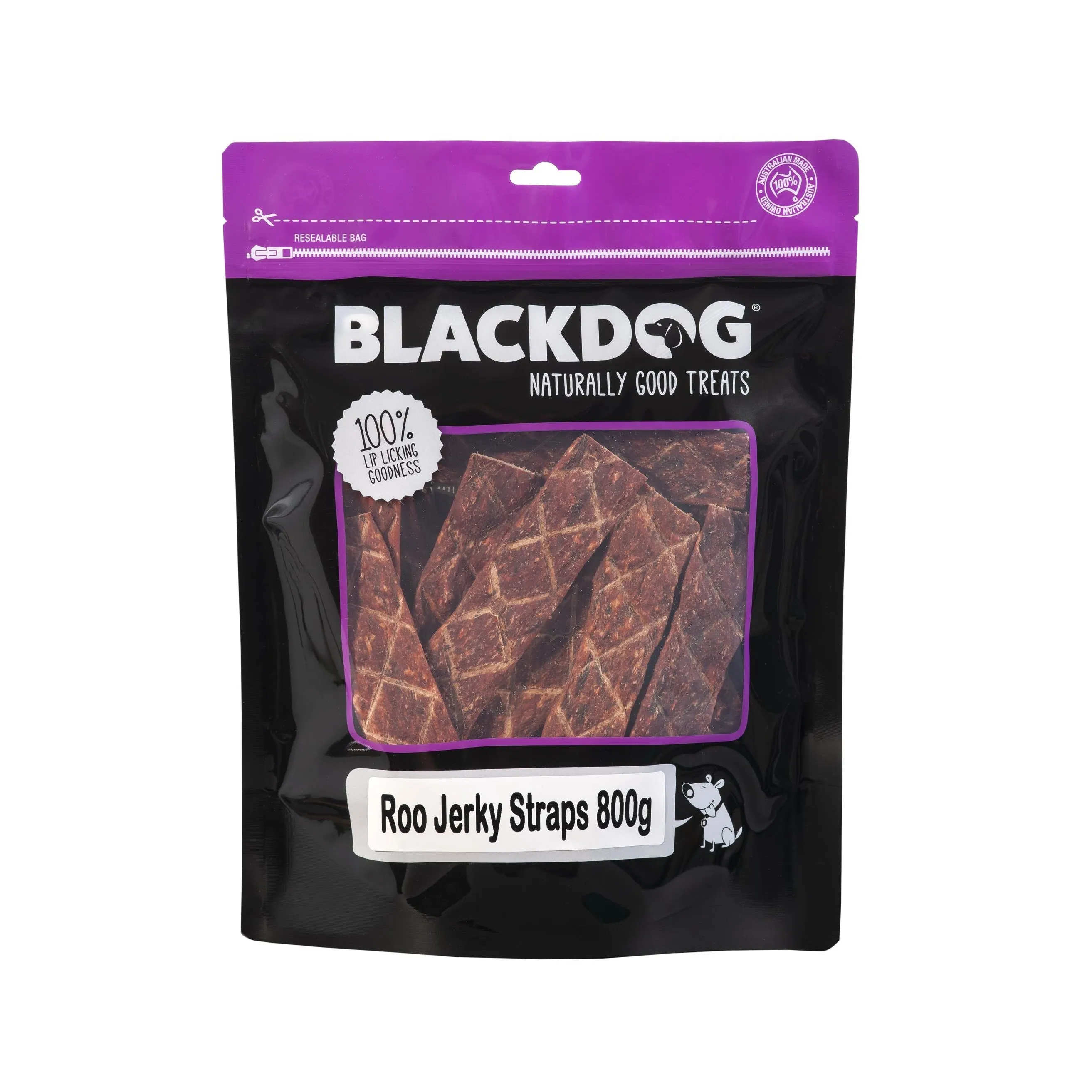 Blackdog Roo Jerky Straps Dog Treat