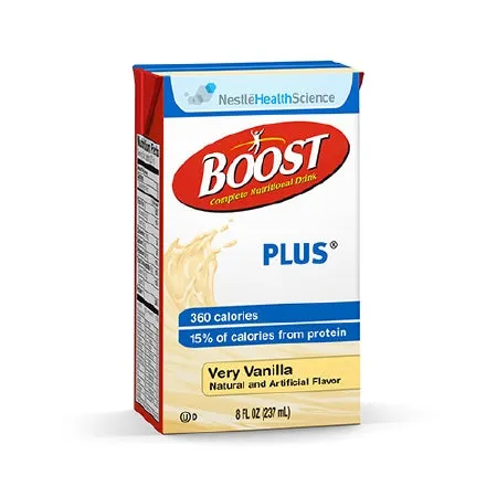 Boost Kid Essentials Plus Oral Supplement Very Vanilla 8 oz. Tetra Brik Ready to Use Case of 27