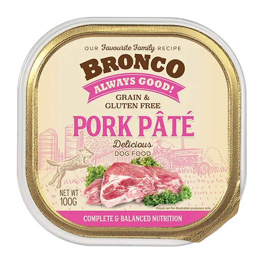 Bronco Dog Pork Pate 100g