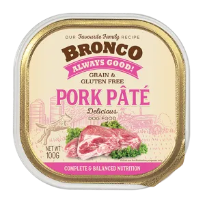 Bronco Dog Pork Pate 100g