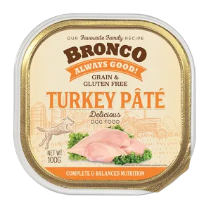 Bronco Dog Turkey Pate 100g