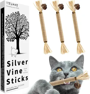 Catnip Toys with Silvervine for Cats