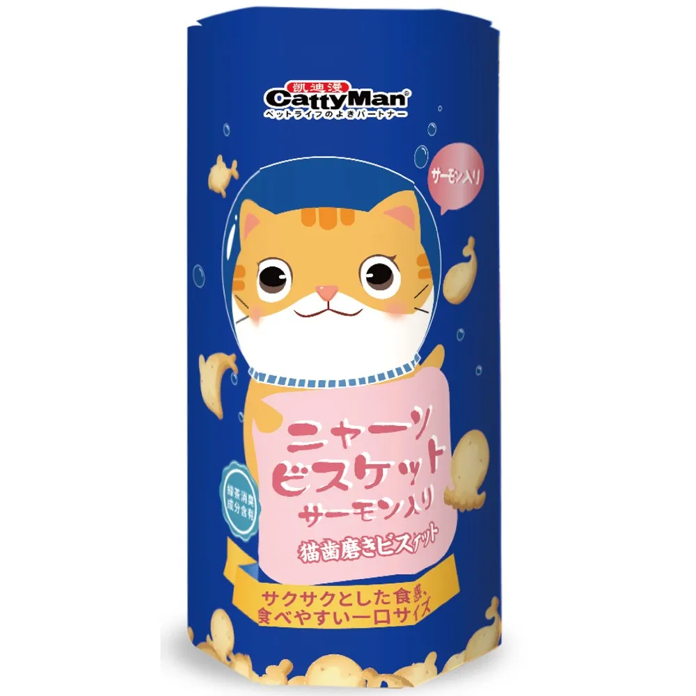 CattyMan Biscuits Salmon Cat Treats 60g