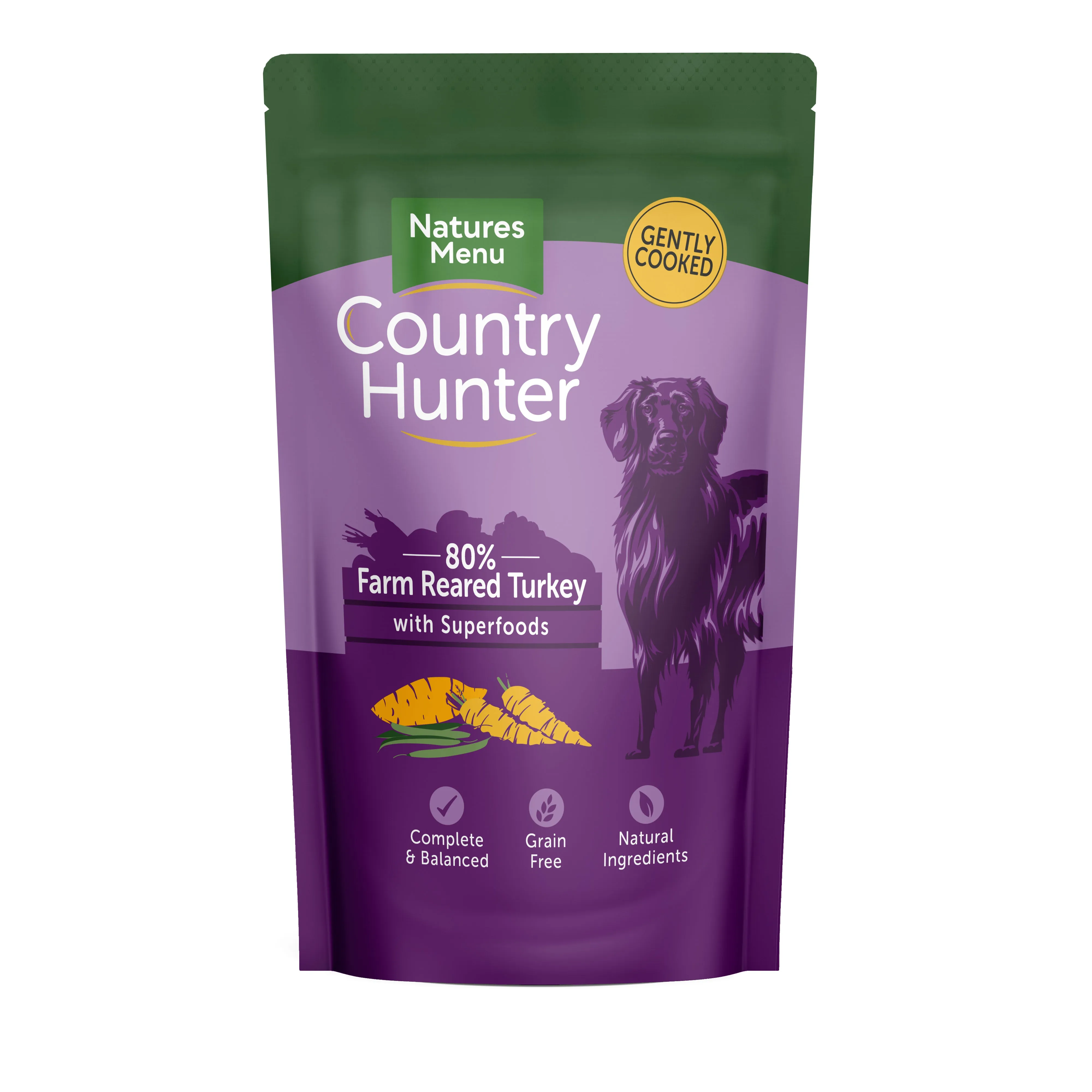 Country Hunter Dog Pouch Turkey 150g