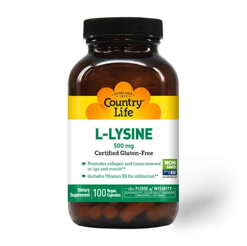 Country Life L-Lysine 500 mg 100 Tablets