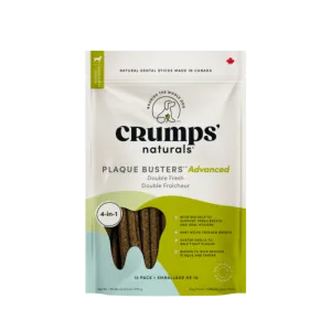 Crumps Natural Dog Plaque Buster with Av Double Fresh Kelp 10pk