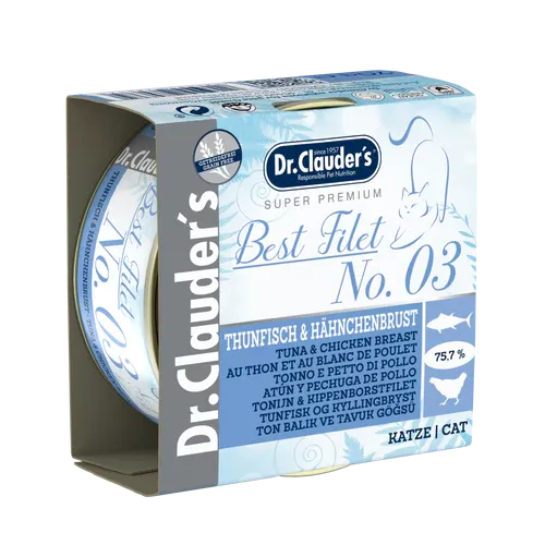 Dr Clauder's Best Filet No 3 Tuna & Chicken Breast 70g