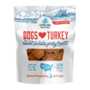 Farmland Traditions Dogs Love Turkey & Sweet Potato Jerky Treats