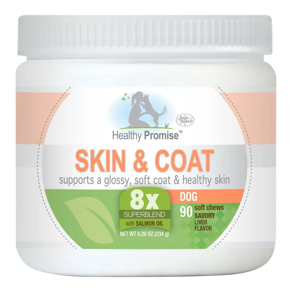 Four Paws Healthy Promise Skin and Coat Supplements for Dogs