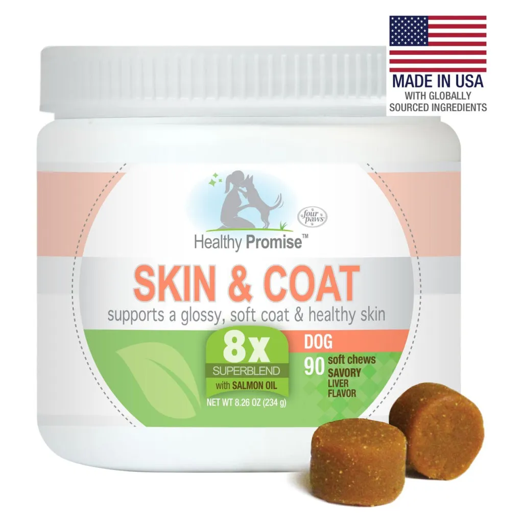 Four Paws Healthy Promise Skin and Coat Supplements for Dogs