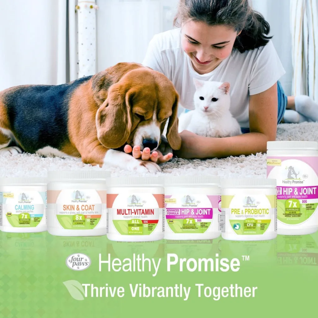 Four Paws Healthy Promise Skin and Coat Supplements for Dogs