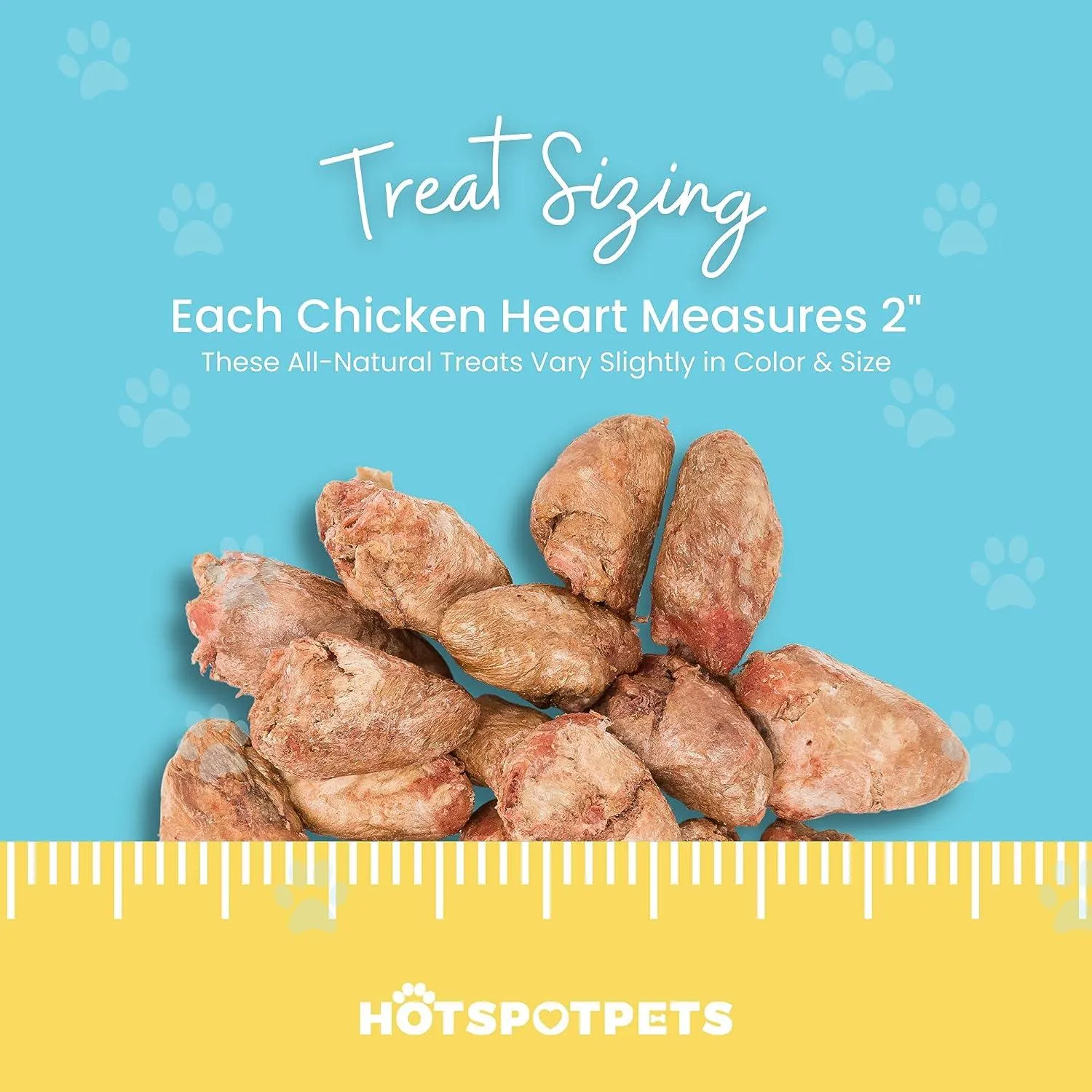 Freeze Dried Chicken Hearts for Dogs & Cats