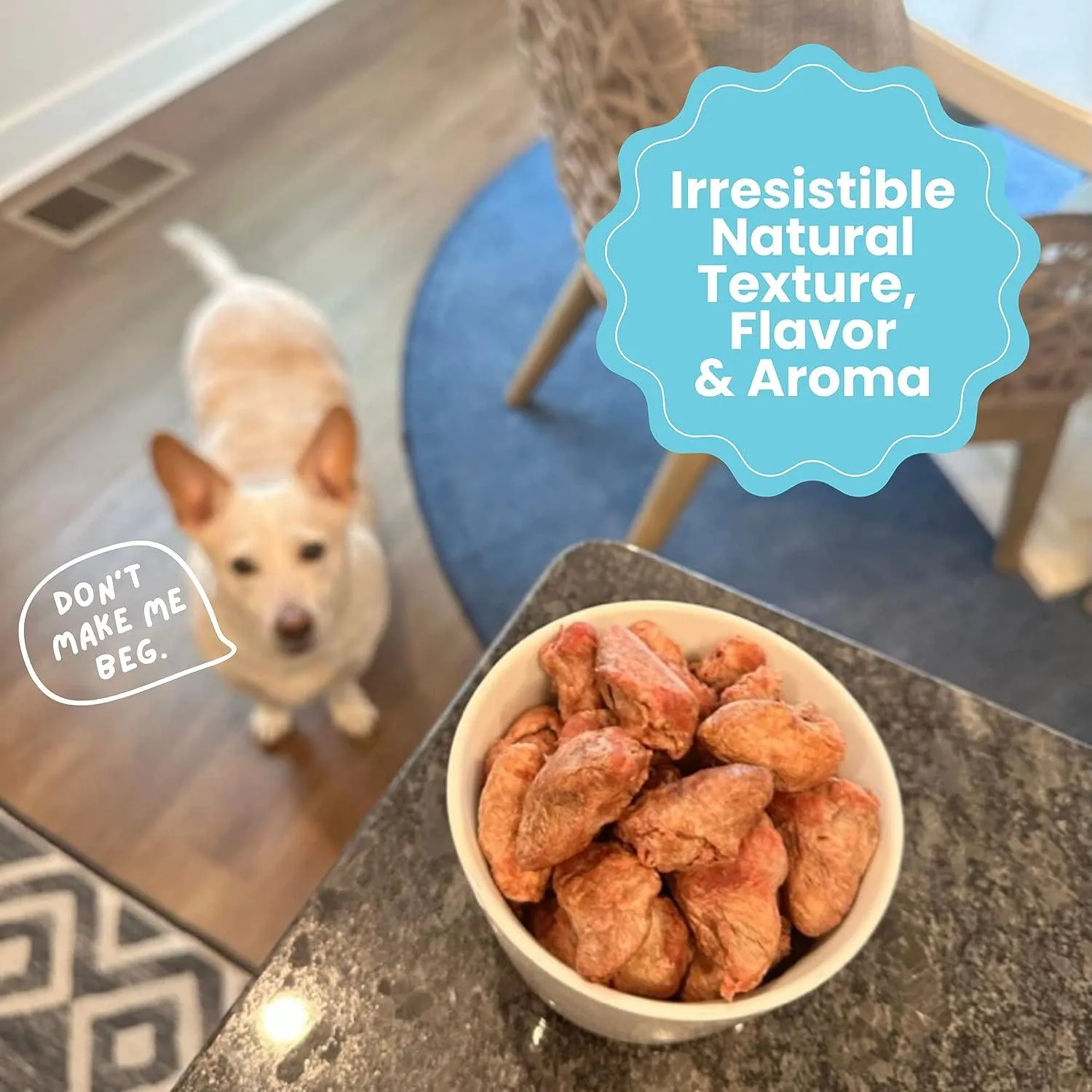 Freeze Dried Chicken Hearts for Dogs & Cats