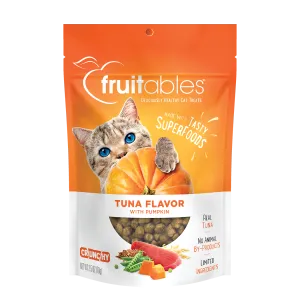 Fruitables Crunchy Tuna Flavor with Pumpkin Cat Treats 70g