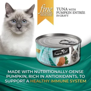 Fussie Cat Fine Dining Mousse Tuna With Pumpkin Wet Cat Food, 2.47-oz