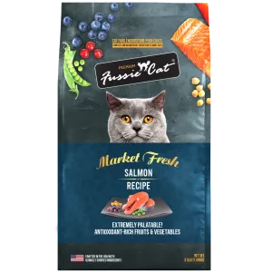 Fussie Cat Market Fresh Salmon Recipe Grain-Free Dry Cat Food