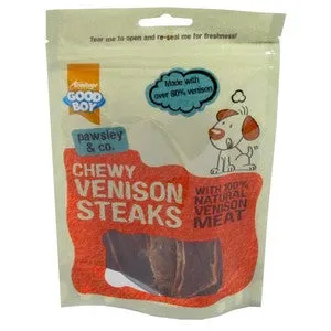 Good Boy Venison Steaks 80g Dog Treats