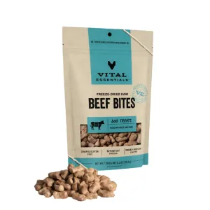 Grain Free Freeze Dried Beef Bites Dog Treats