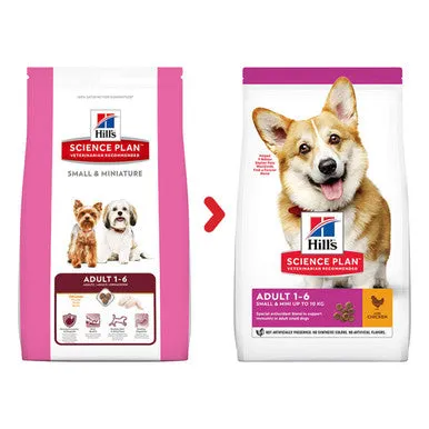 Hill's Science Plan Small & Mini Adult1-6 Dry Dog Food 3 kg Chicken