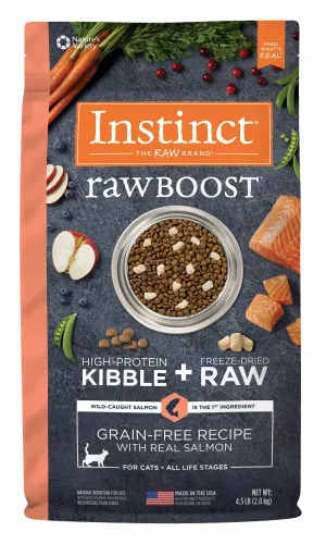 Instinct Raw Boost Cat Food (Dry) - Salmon