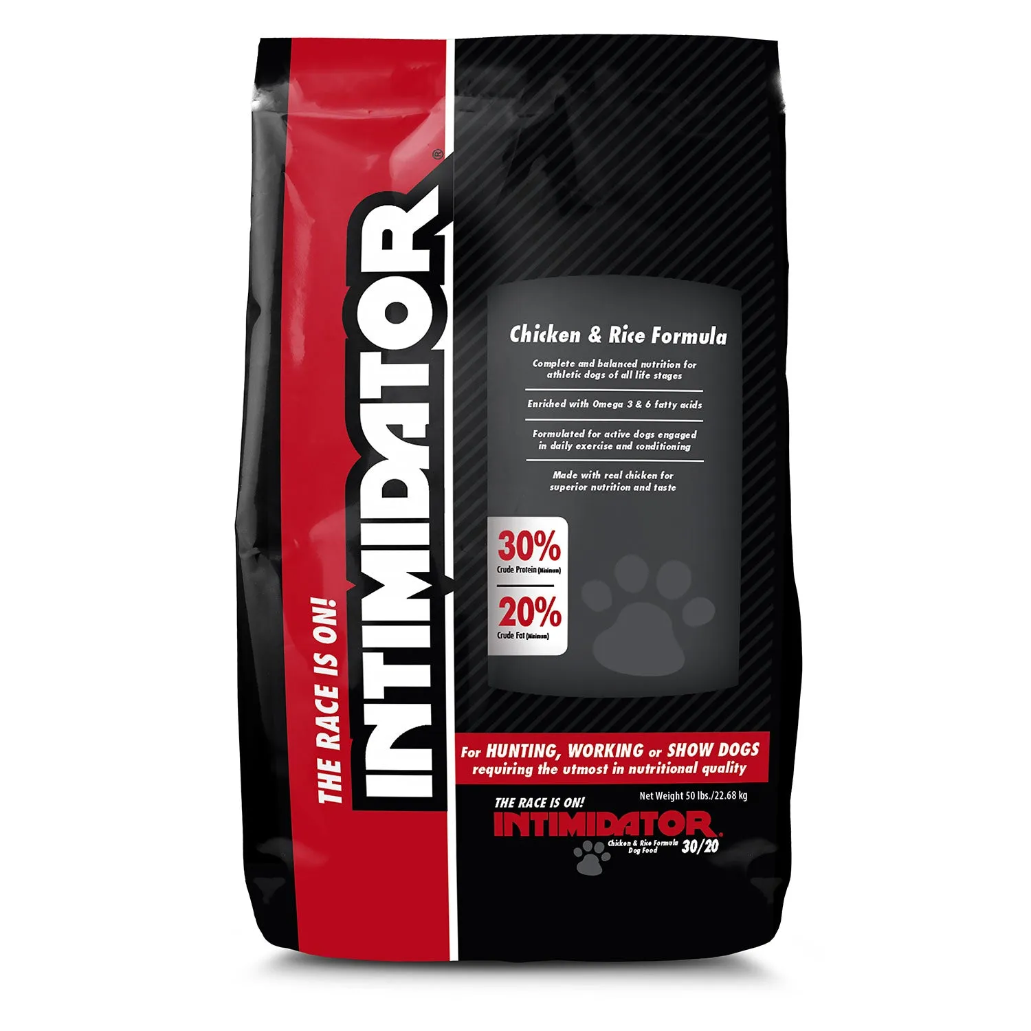 Intimidator 30/20 Dry Dog Food, 50 lb