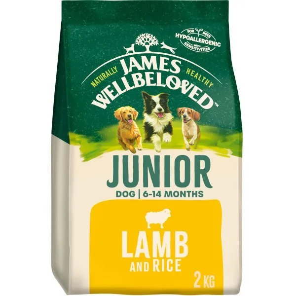 James Wellbeloved Junior Dog Dry Food Lamb and Rice