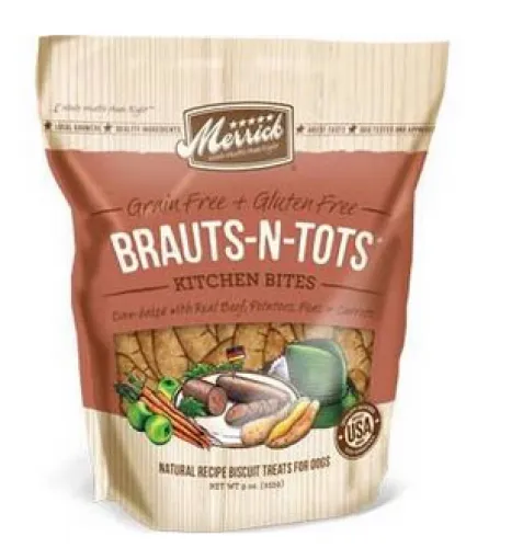 Merrick Brauts-N-Tots Kitchen Bites Dog Treats