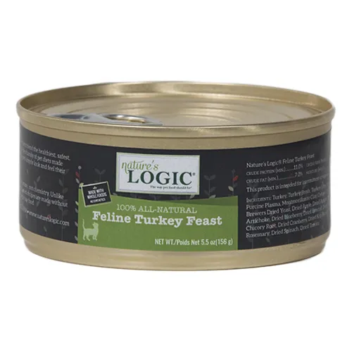 Nature's Logic Feline Turkey Feast Canned Food