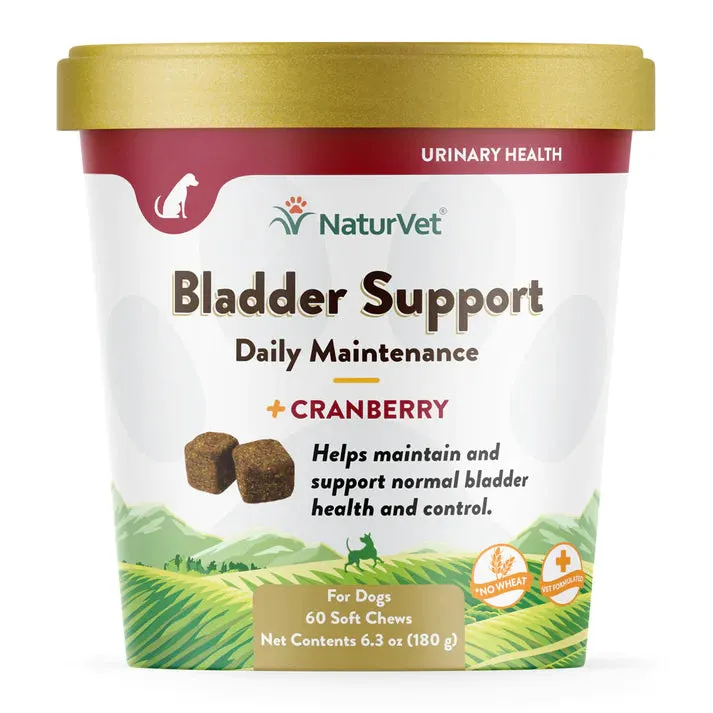 NaturVet Bladder Support plus Cranberry 60 soft chews