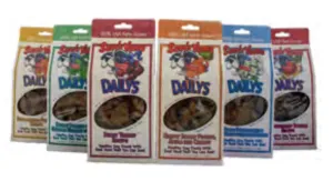 NEW! Variety 6-Pack Sam's Yams Dailys Dog Treat Made in USA Dog Food