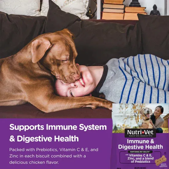 Nutri-Vet Immune & Digestive Health Functional Biscuits for Dogs