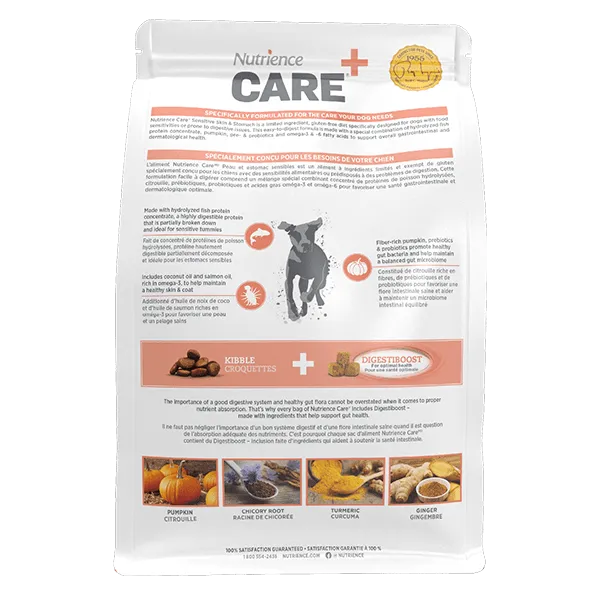 Nutrience Care  Sensitive Skin & Stomach Hypoallergenic Dry Dog Food