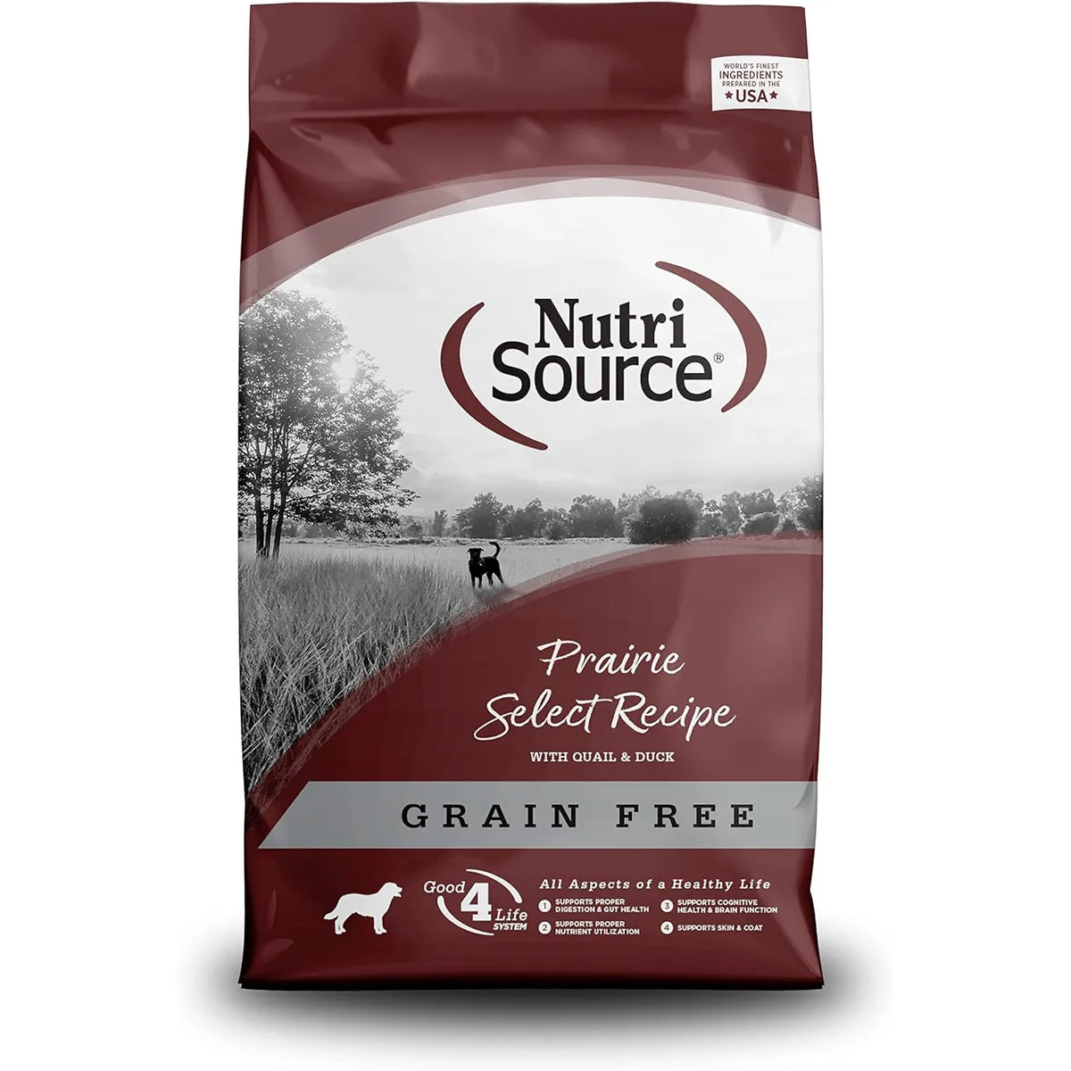 NutriSource Grain Free Prairie Select Recipe Dry Dog Food 26lb