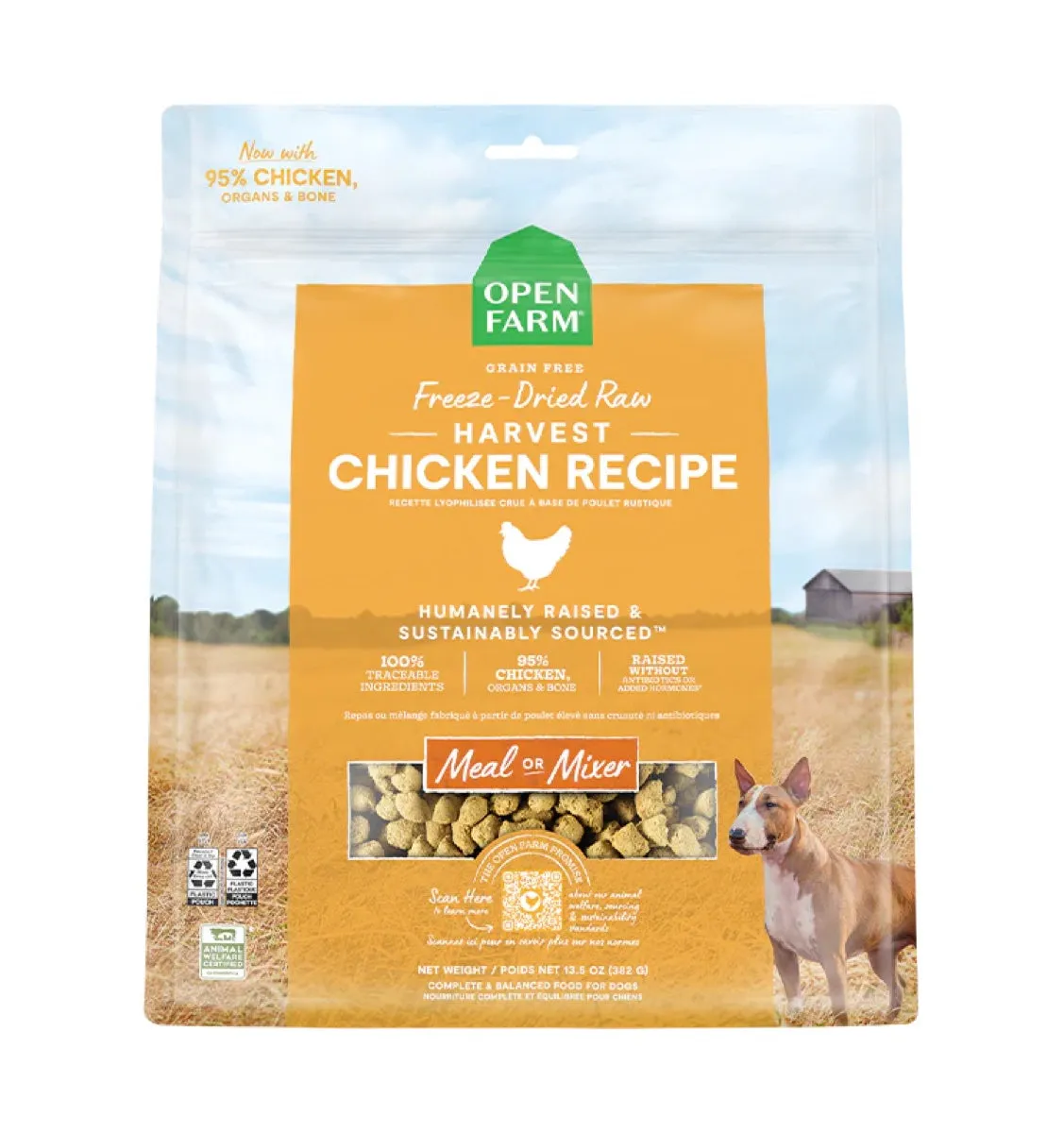 Open Farm Freeze-Dried Raw Harvest Chicken Recipe