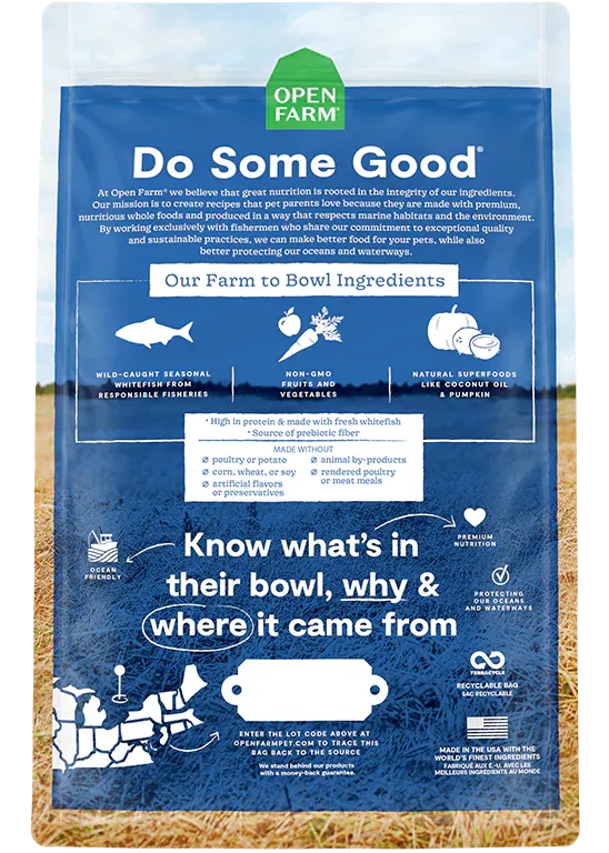 Open Farm - Grain Free Catch of the Season Whitefish - Dry Dog Food