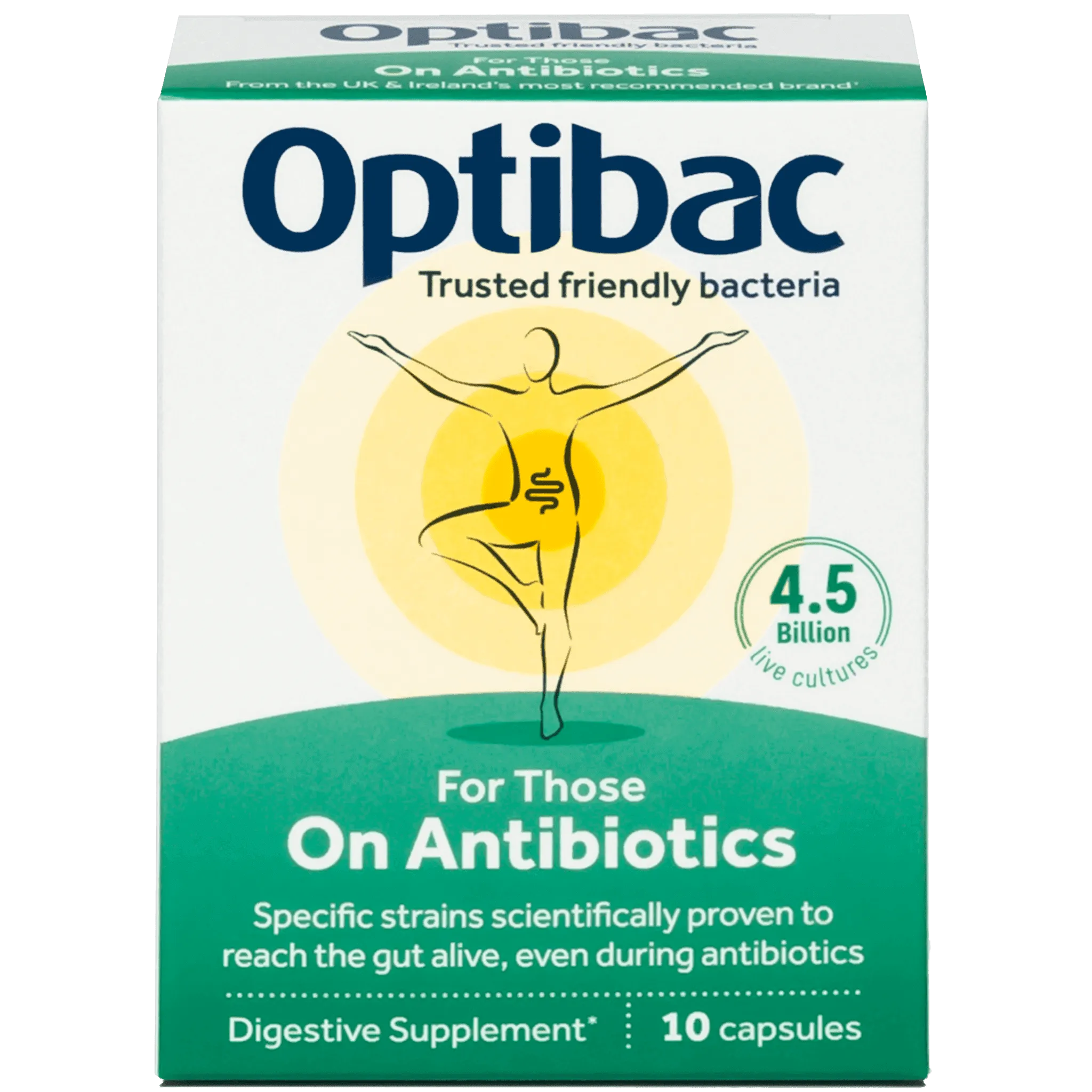 OptiBac For Those On Antibiotics 10 Capsules